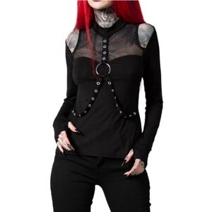 Killstar Pogo Long Sleeved Top